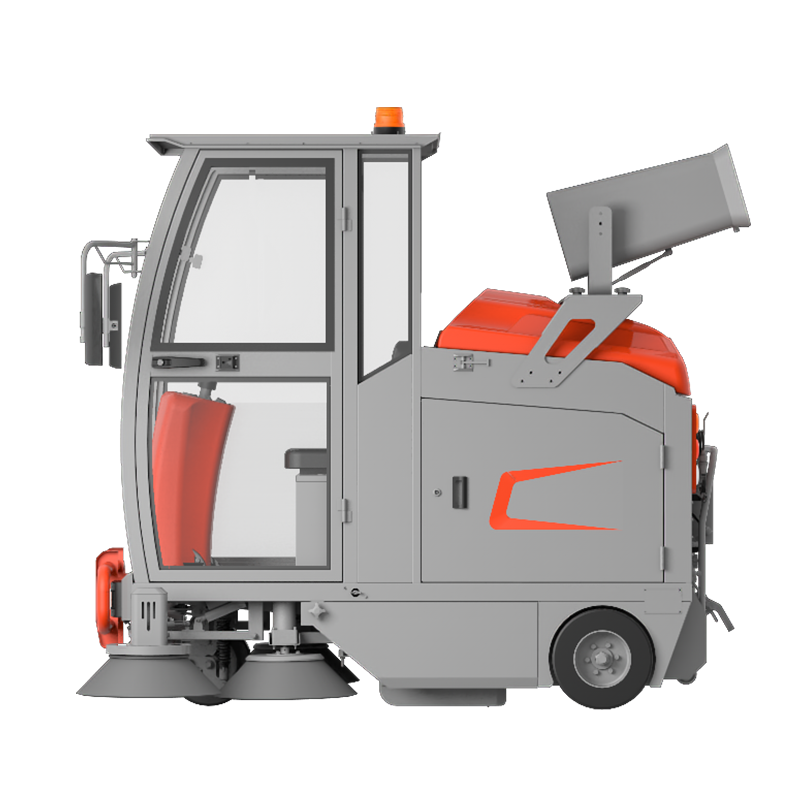 R-S2050 Fully Enclosed Street sweeper Ride On Road Sweeper Floor Cleaning Machine