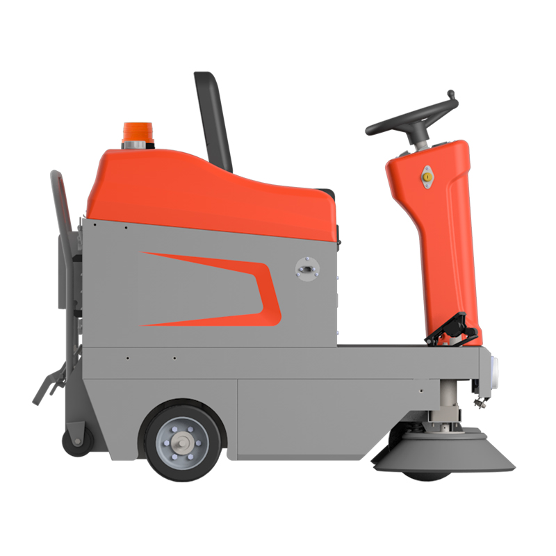 R-S1100 Electric Compact Ride On Street Floor Sweeper Floor Cleaning Machine