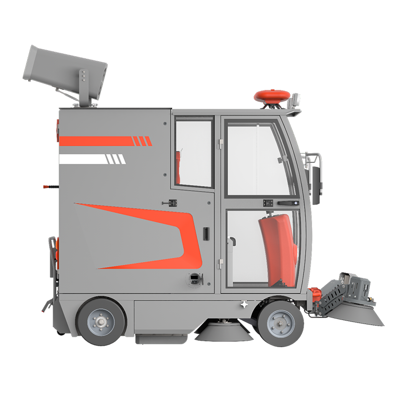 R-S1950-F Electric Road Sweeper Truck Road Sweeping Machine Street Sweeper