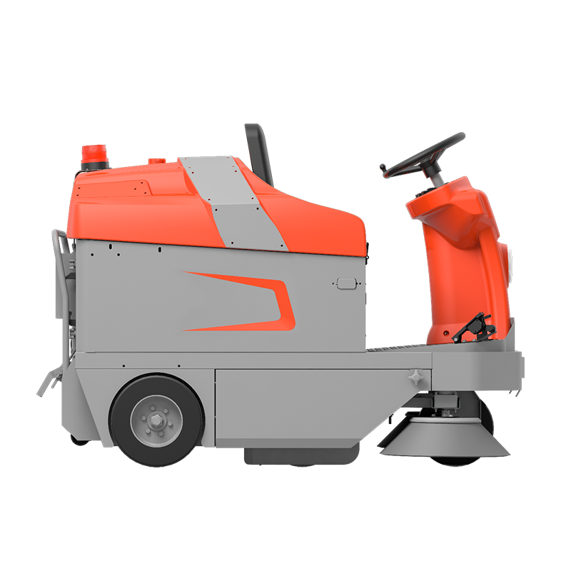 R-S1450 Popular electric compact road sweeper pavement street sweeper parking lots sweeper