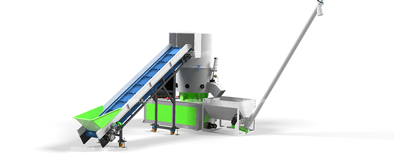 Sabuk conveyor -800L compaction granulator