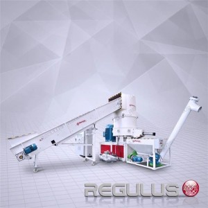 PLC Control Automatic Plastic Agglomeration Recycling Machinery