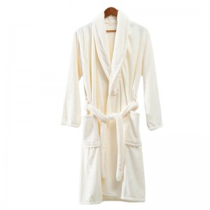 Lightweight Waffle Towel Bathrobe Women Men Sleepwear  Dressing Luxury Gown 100% Cotton Long Absorbent Terry Bath Robe