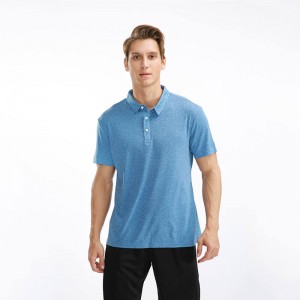 Golf Wear men’s jersey Male Polo Shirt Short Sleeve Breathable elastic polo shirts for men