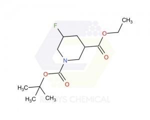 1241725-68-7 | 1-Tert-butyl 3-ethyl 5-fluoropiperidine-1,3-dicarboxylate