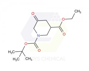 1303974-24-4 | 1-Tert-butyl 3-ethyl 5-oxopiperidine-1,3-dicarboxylate