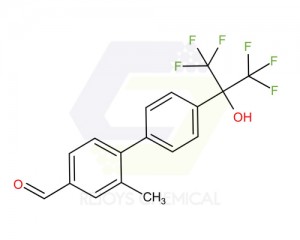 4′-(1,1,1,3,3,3-hexafluoro-2-hydroxypropan-2-yl)-2-methyl-[1,1'-biphenyl]-4-carbaldehyde