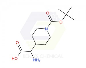 458560-09-3 | 1-Boc-4-(aminocarboxymethyl)piperidine