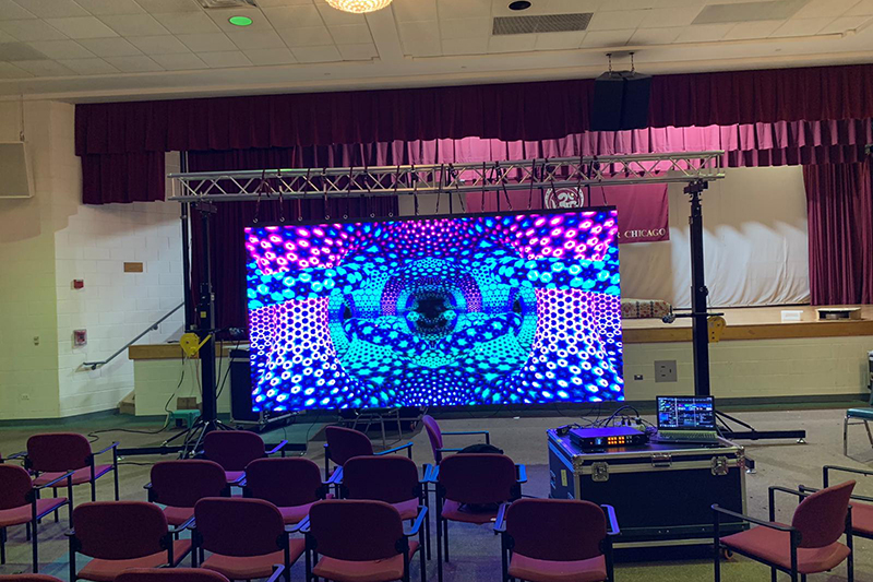 15 sqm Indoor P3.91 LED Display in USA 2019