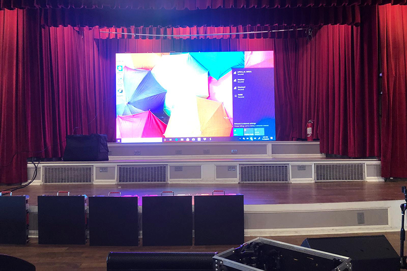 20qm P3.91 LED Display für Bühne in USA 2019