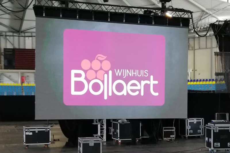 30sqm Outdoor P4.81 LED Wall for Event in Belgium 2020