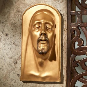 Sacred Jesus 3d Face Head Wall Relief Sculpture, Jesus Religious Statue