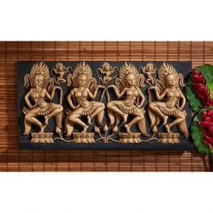 China Gold Supplier for Greek Statue Decor - Beautifully Designed Tribal Folk Dancers Wall Hanging Relief  Decor – Lihong Art
