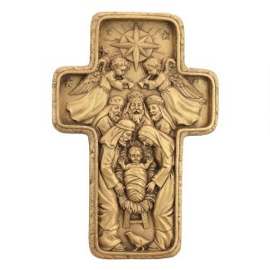 Hot Selling for Funny Garden Ornaments - Cross Catholic Decoration Infant Jesus Sculpture, Religious Wall Decor – Lihong Art