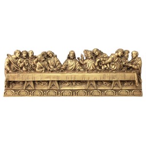 Jesus Christ With Twelve Disciples Sculpture, Jesus Christ Last Meal Statue