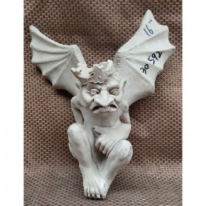 Winged Demonic Statue, Lucifer, Satan, Gargoyle, Evil Devil Decor Figurine