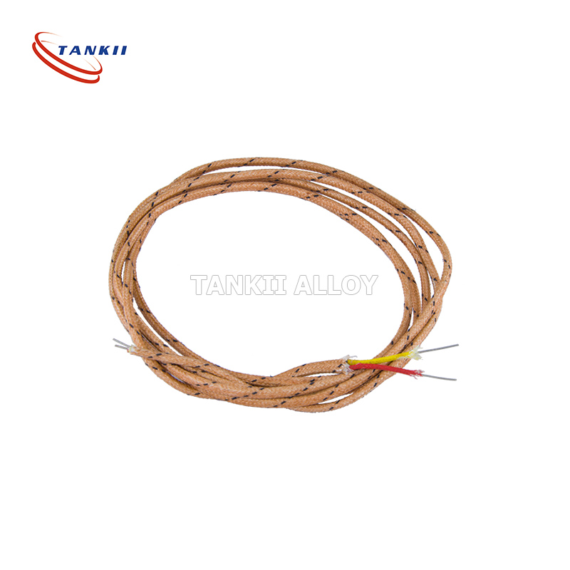 Bobbin Packed Thermocouple Cable အမျိုးအစား K Chromel Alumel FEP လျှပ်ကာဝိုင်ယာ