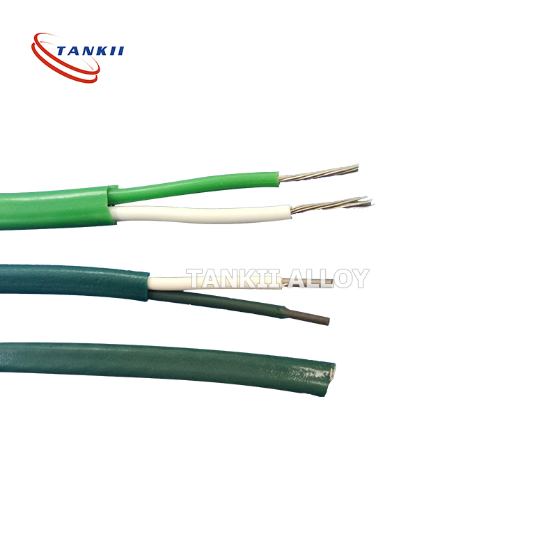 200 degre PTFE / PVC insulated Type K Thermocouple Cable miaraka amin'ny ANSI Color Code