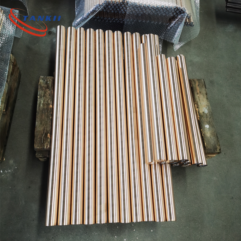 របារស្ពាន់ដែលមានចរន្តអគ្គិសនីខ្ពស់ Cube2 C17500 C17200 Forged Industrial Beryllium Copper Bar