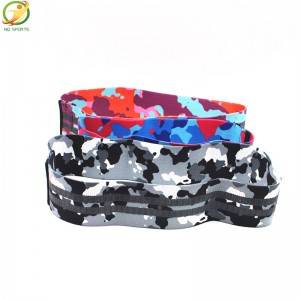 Factory For China Factory Fitness Custom Set 3 Exercise Fabric Resistance Bands
