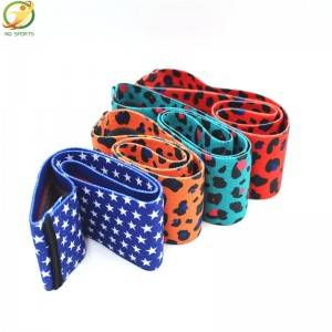 Manufacturer for Customized Stretch Hip Bands Fabric Booty Non-Slip Elastic Workout Exercise Resistance Bands for Legs