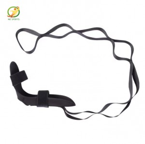 Factory Selling 8+ Color Ready Sending Lightweight Nylon Buckle Stretching Yoga Strap Belt Band