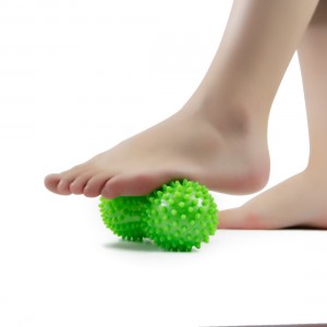 Custom High Quality single ball or double ball Peanut Vibrating Massage Ball For Body Massage