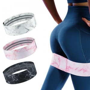2021 High quality China Marble Print Exercise Gym Equipment Hip Band Workout Latex Private Label Resistance Bands