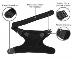 Amazon sells well High Quality Custom Support Belt Pressure Pad ,Neoprene Adjustable Compression Shoulder Brace