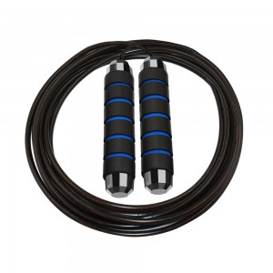 High quality professional adjustable plastic pvc fitness speed skipping jump rope