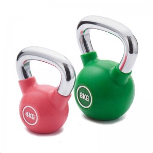 Hot Sale for China Wholesale Gym Equipment Plastic Kettlebell Vinyl Dipping Kettle Bell