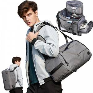 ODM Factory Custom Nylon Polyester Drawstring Promotional Sports Backpack Gym Bag Rucksack Cinch Bag Travel and School Storage Bag