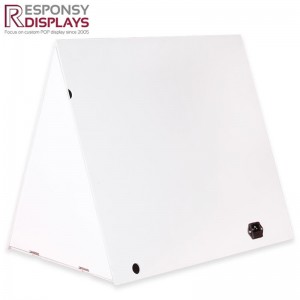 Quality White PVC Triangle Display Stand For Intelligen