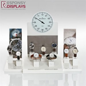 Counter Top Wood Watch Case Wristwatch Display Rack