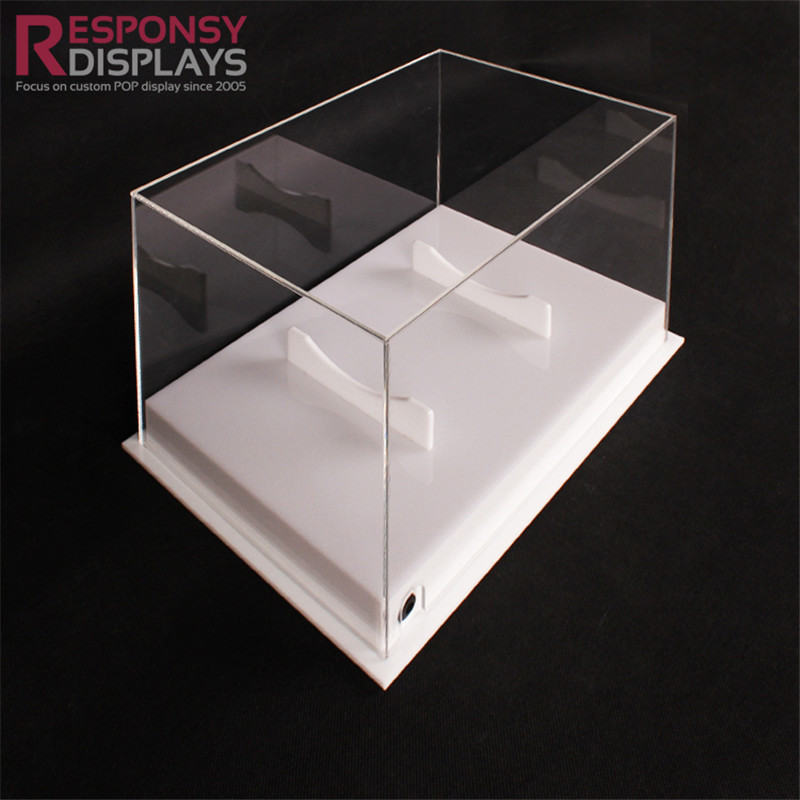 Cheapest Factory Lollipop Stand - Counter Table Football Exhibit Clear Acrylic Box Rugby Display With Light – Responsy