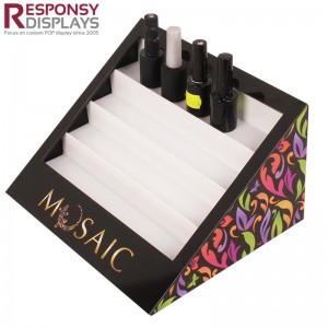 Customized Counter-top Beauty Rack Acrylic Nail Polish Display Stand For Retail Store