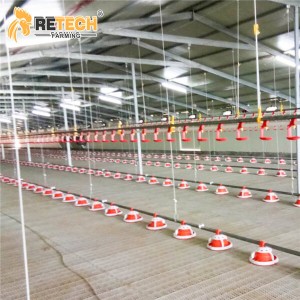RETECH Automatic Broiler Floor System with Plastic Slat