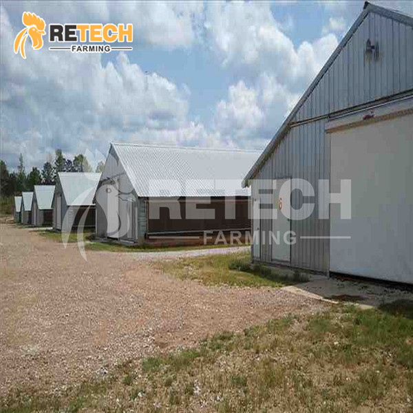 Online Exporter Egg Laying Chicken Houses - Good price light steel structure chicken farm poultry house in Africa – Retech
