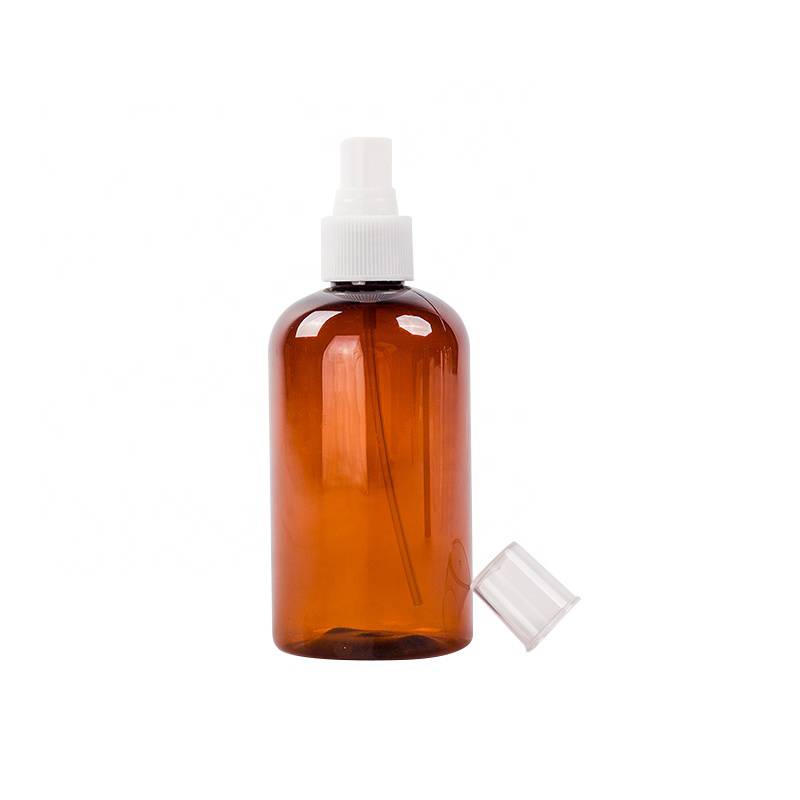 amber plastic bottle container 