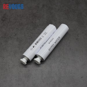 Empty Collapsible Squeeze Aluminum Tube With Plastic Octagonal Cap For Ointment Cream Watercolor Paint Packaging