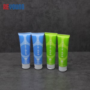 Empty Cosmetic Squeeze Plastic Tubes Packaging For Hand Cream Lotion With Screw Cap