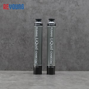 Customized Empty Collapsible Aluminum Tubes With Octagonal Cap And Offset Printing For Hand Cream Packaging