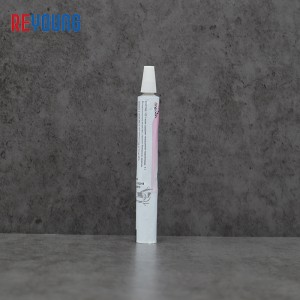 Custom Wholesale High Quality Empty Collapsible Pure Aluminum Tube With Long Nozzle For Medicine Cosmetic Cream Packaging