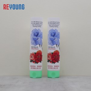 Glossy And Matte Coating New Printing Process Plastic Soft Tubes Container With Flip Caps For Lotion Cosmetic