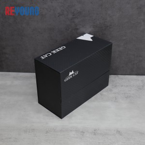 Black Magnetic Box – Eco Friendly Competitive Price Black Magnetic Box Custom Printed Rigid Luxury Paper Gift Box – Reyoung