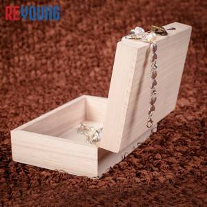Special Design for Wood Container Box - Fantasy Wooden Gift Stash Lock Boxes For Watch Jewelry With Cover  – Reyoung
