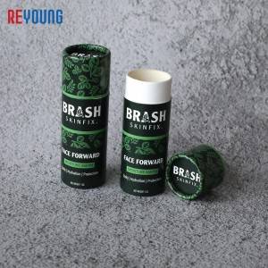 push up  cosmetic paper tube for lip balm packaging