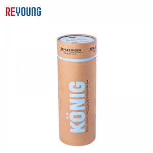 Kraft Paper Tube – Custom Printed Creative Round Kraft Paper Tube For Food Packaging – Reyoung