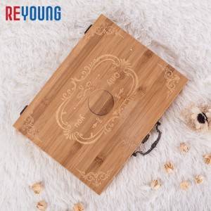 Eco Friendly Wooden Photo Gift Storage Boxes With Locks