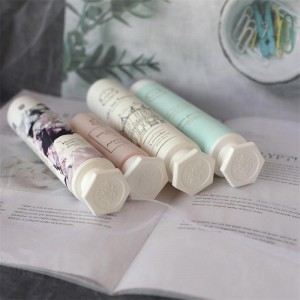 Plastic Soft Tube Customized Avant Garde Light Blue Empty Toothpaste Hand Cream Fill Cosmetic Container Soft Tubes With Screw Top